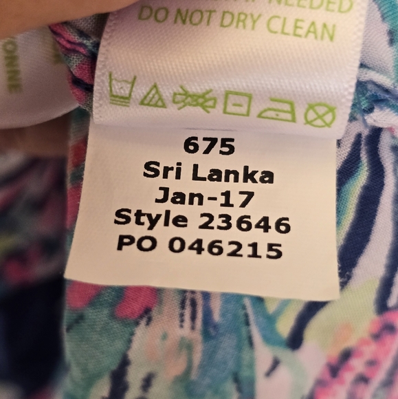 Lilly Pulitzer Womens Willa Tunic Top in the Gypsea print XL - Picture 5 of 5